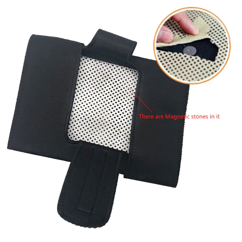 1 Pair Tourmaline Self Heating Knee Pads Support 8 Magnetic Therapy Kneepad Pain Relief Arthritis Knee Patella Massage Sleeves