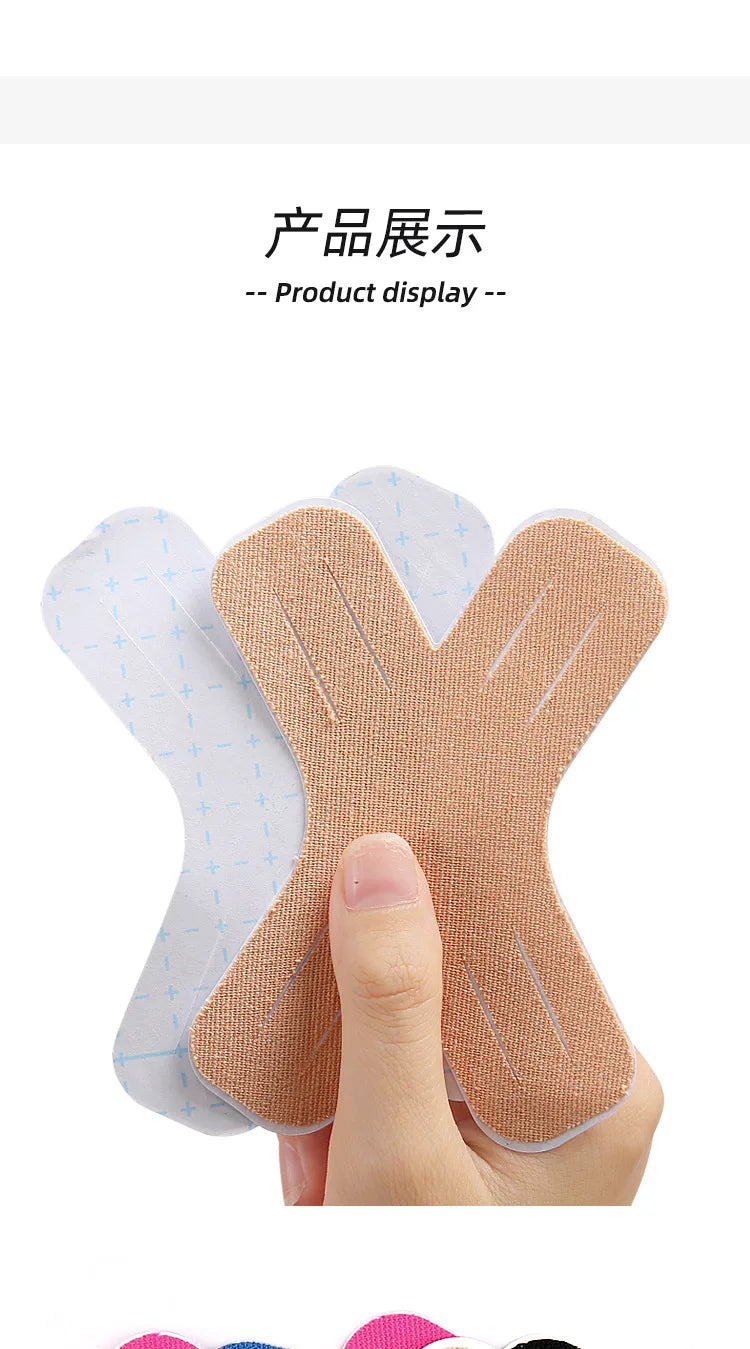 10/20pc Kinesiology Tape Elastic Therapeutic Sports Tapes for Knee Shoulder and Elbow, Waterproof Athletic Physio Muscles Strips