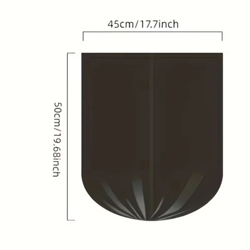 100/200PCS Black Garbage Bag Household Kitchen Bedroom Bathroom Office Leak-Proof Disposable Plastic Thickened Trash Bags