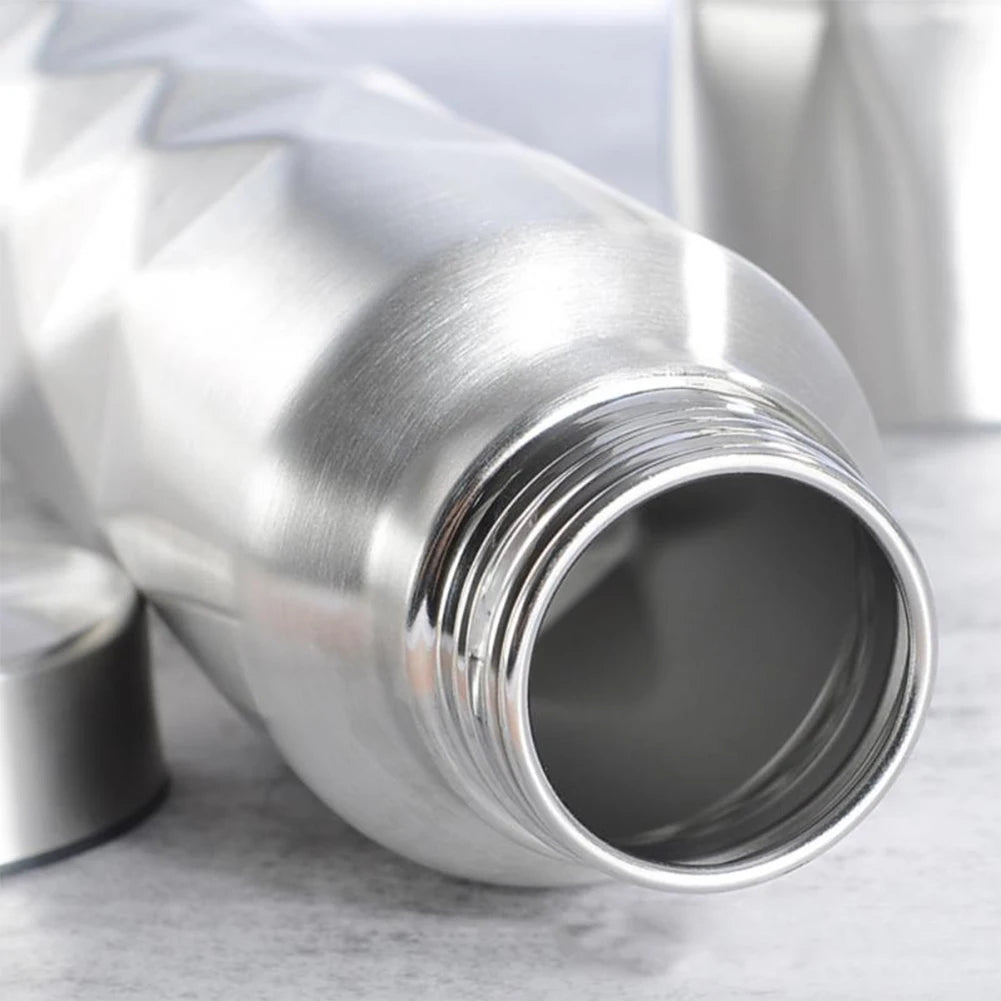 1000ml Stainless Steel Large Capacity Water Sport Bottle Single-wall Sport Water Leak-Proof Sports Flask for Fitness Gym Camping