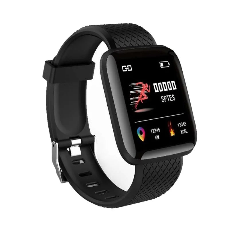 116 Plus Smart Watch For Men Women Bluetooth Sports Watch Heart Rate Monitor Blood Pressure Smart Bracelet for Android IOS D20