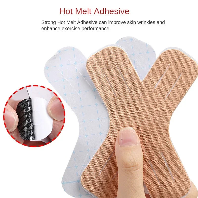 10/20pc Kinesiology Tape Elastic Therapeutic Sports Tapes for Knee Shoulder and Elbow, Waterproof Athletic Physio Muscles Strips