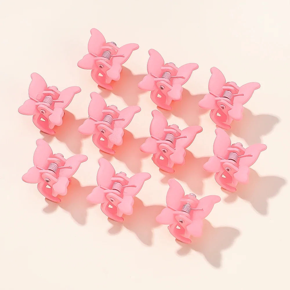 10/20/30Pcs New Colorful Butterfly Mini Hair Clip Claw Grip Barrettes Clamps Girls Hairpin Claw Clip Hair Styling Accessories