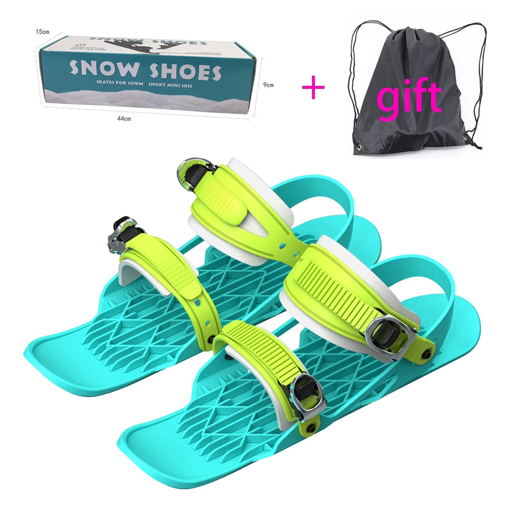 1 Pair of Universal Models Ski Skates Shoes Skiboard Snowboards Mini Snowblades Skates for Outdoor Sports Skiing
