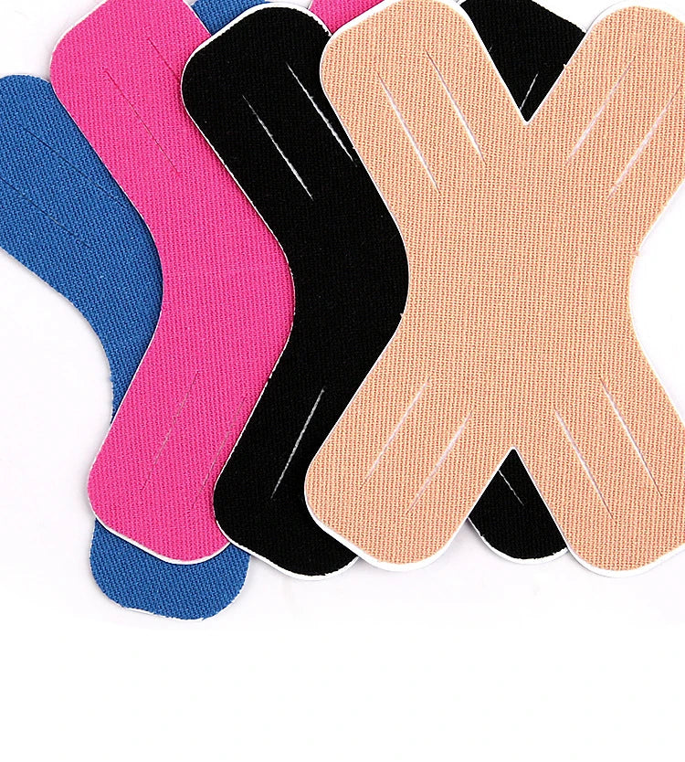 10/20pc Kinesiology Tape Elastic Therapeutic Sports Tapes for Knee Shoulder and Elbow, Waterproof Athletic Physio Muscles Strips