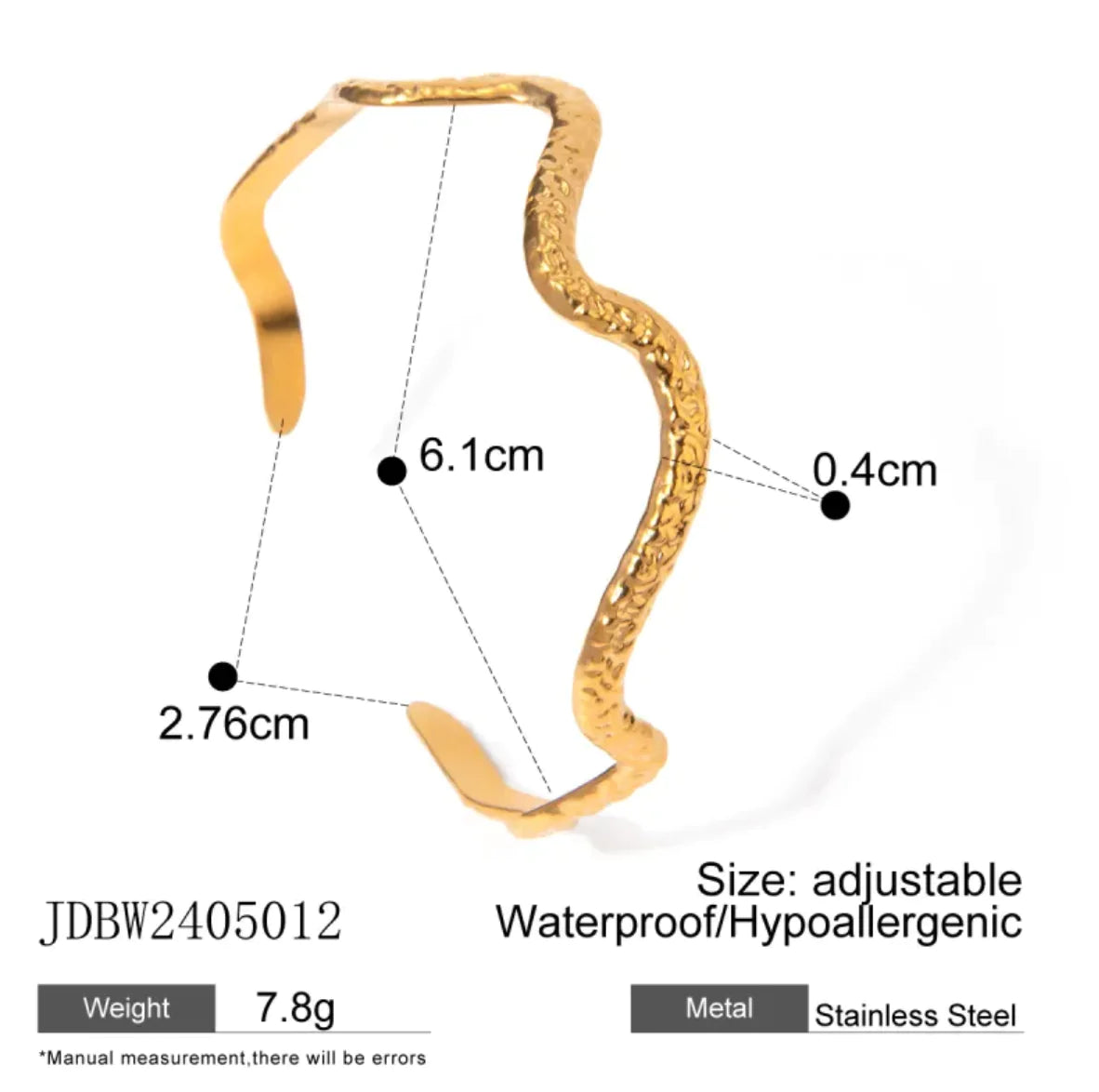 18K Gold Wave Pull-Out Necklace